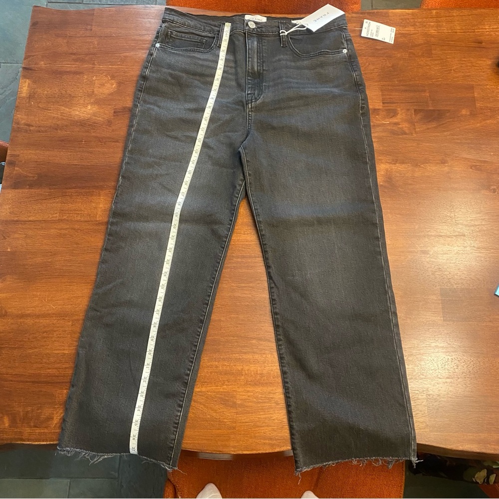 Frame Denim Black Flare & Wide Leg Jeans